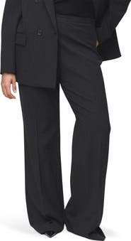 MANGO Pinstripe Suit Trousers