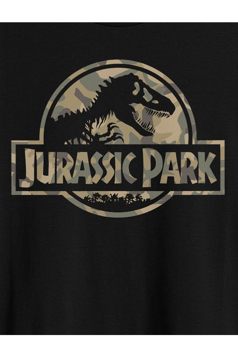 Big & Tall Jurassic Park Graphic Tee, Alternate, color, BLACK