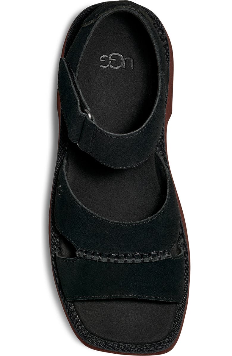 UGG<sup>®</sup> New Heights Platform Sandal, Alternate, color, Black