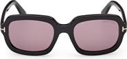 TOM FORD Lana 53mm Rectangular Sunglasses