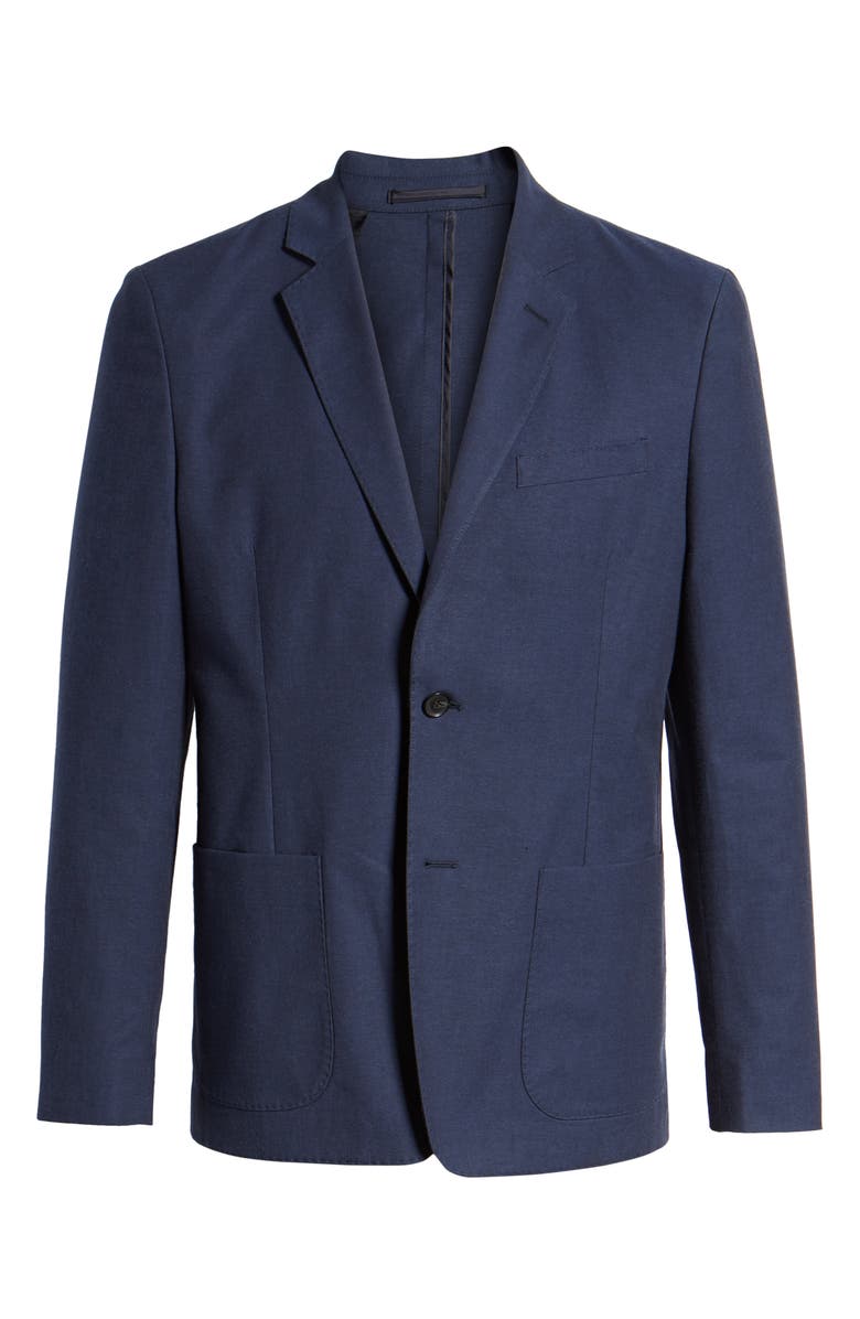 NORDSTROM MEN'S SHOP Washed Stretch Cotton Blazer, Alternate, color,
