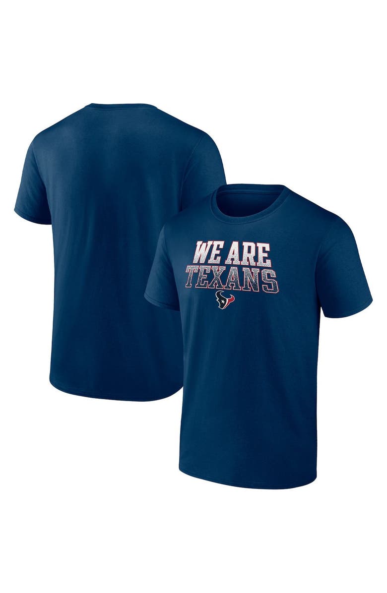 FANATICS Men's Fanatics Branded Navy Houston Texans Heavy Hitter T-Shirt, Alternate, color, 
