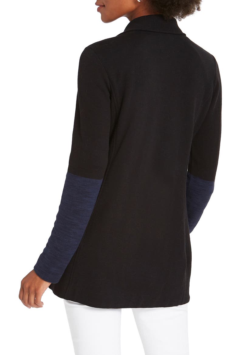 Take Charge Front Zip Knit Jacket, Alternate, color, BLACK ONYX