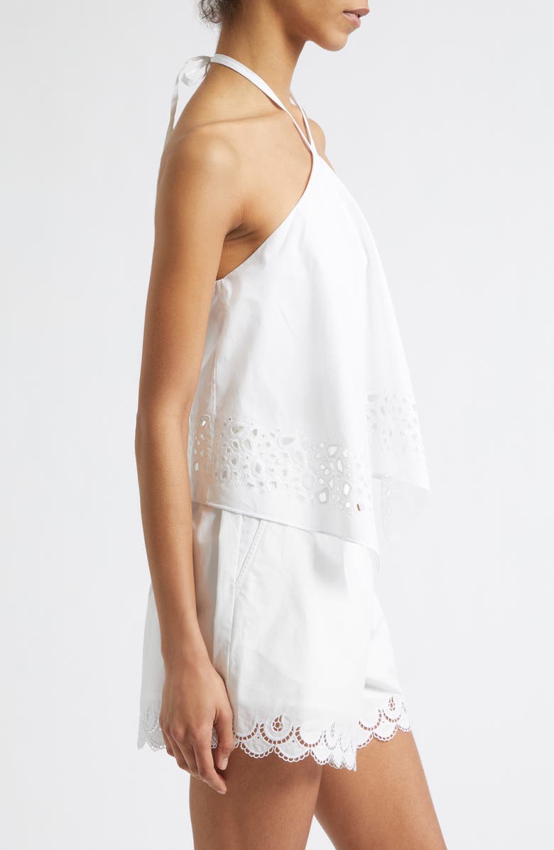 A.L.C. Aleia Halter Top, Alternate, color, White
