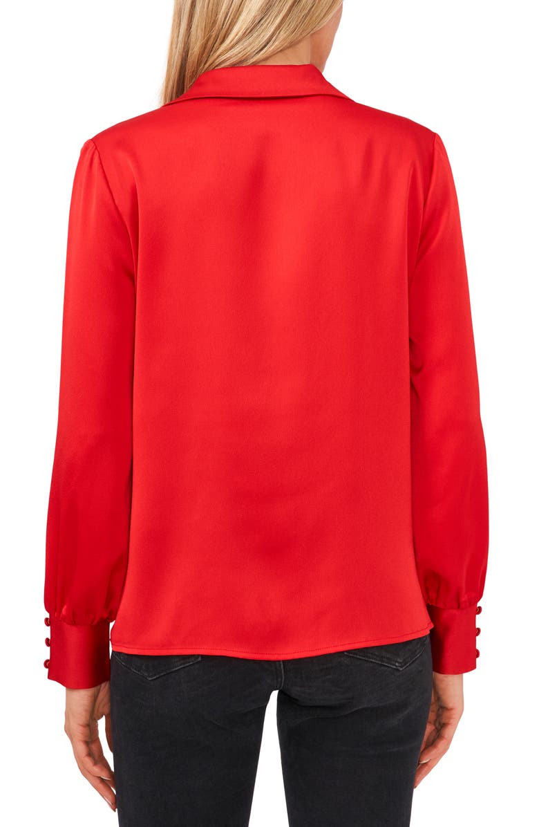 Vince Camuto Button-Up Shirt, Alternate, color, Cherry Red