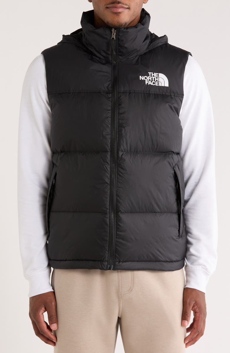 The North Face 1996 Retro Nuptse Water Resistant Down Puffer Vest, Alternate, color, Tnf Black