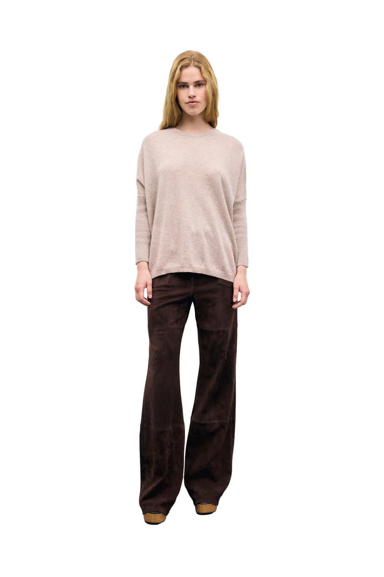 Reta Long Sleeve Relaxed Fit Jumper, Alternate, color, Pink Beige