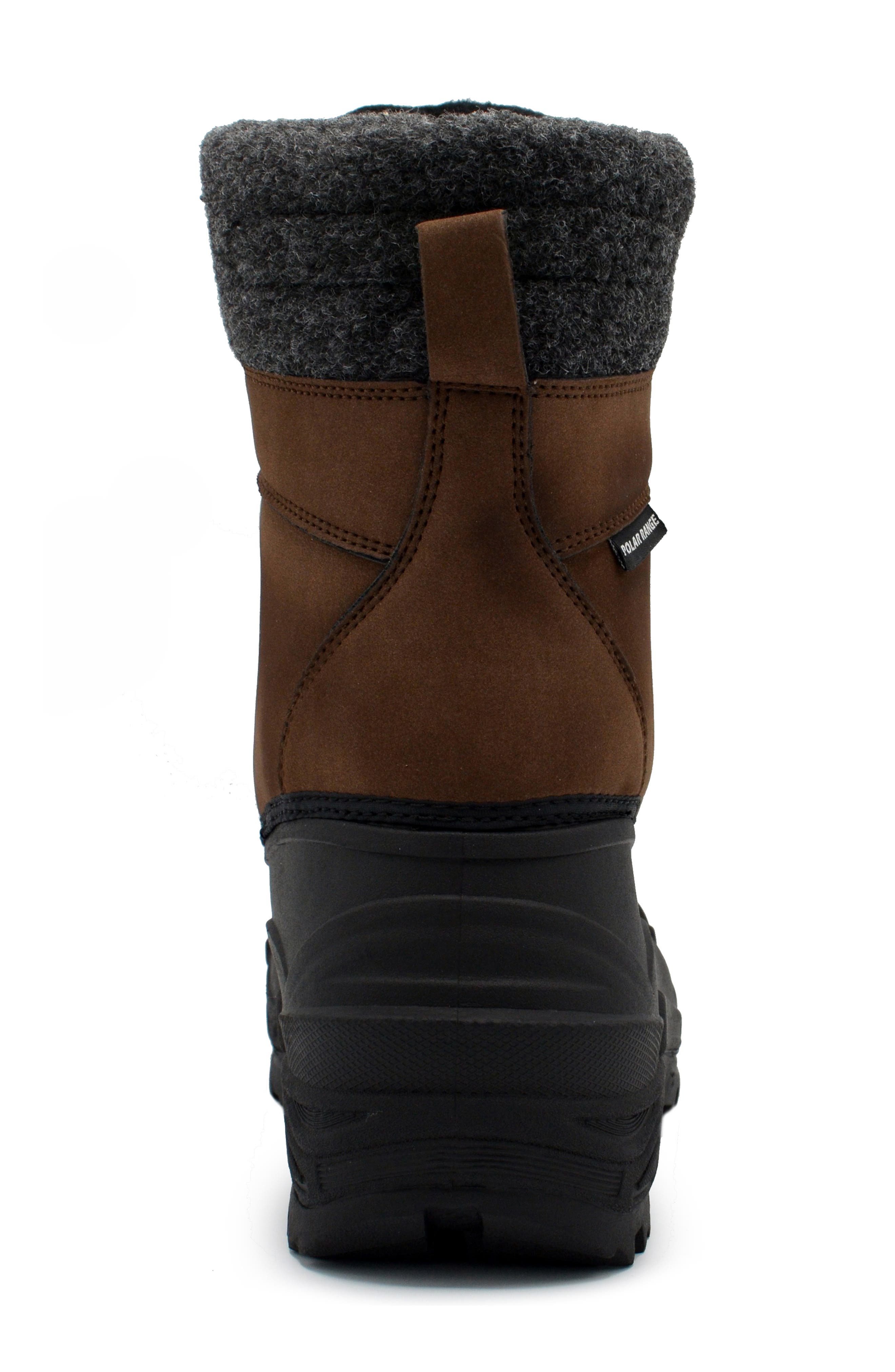 Tasco Snow Boot, Alternate, color, BROWN