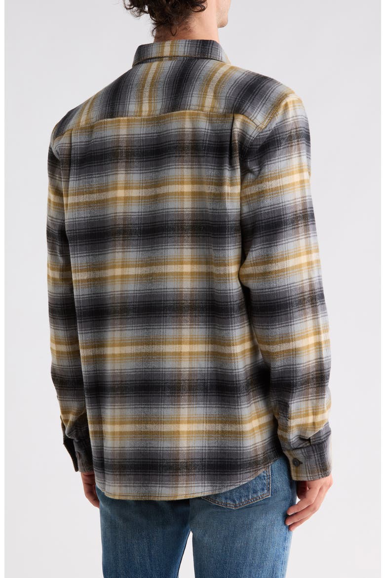 Lumberjack Heavy Twill Plaid Shirt Jacket, Alternate, color, POPPY SEED