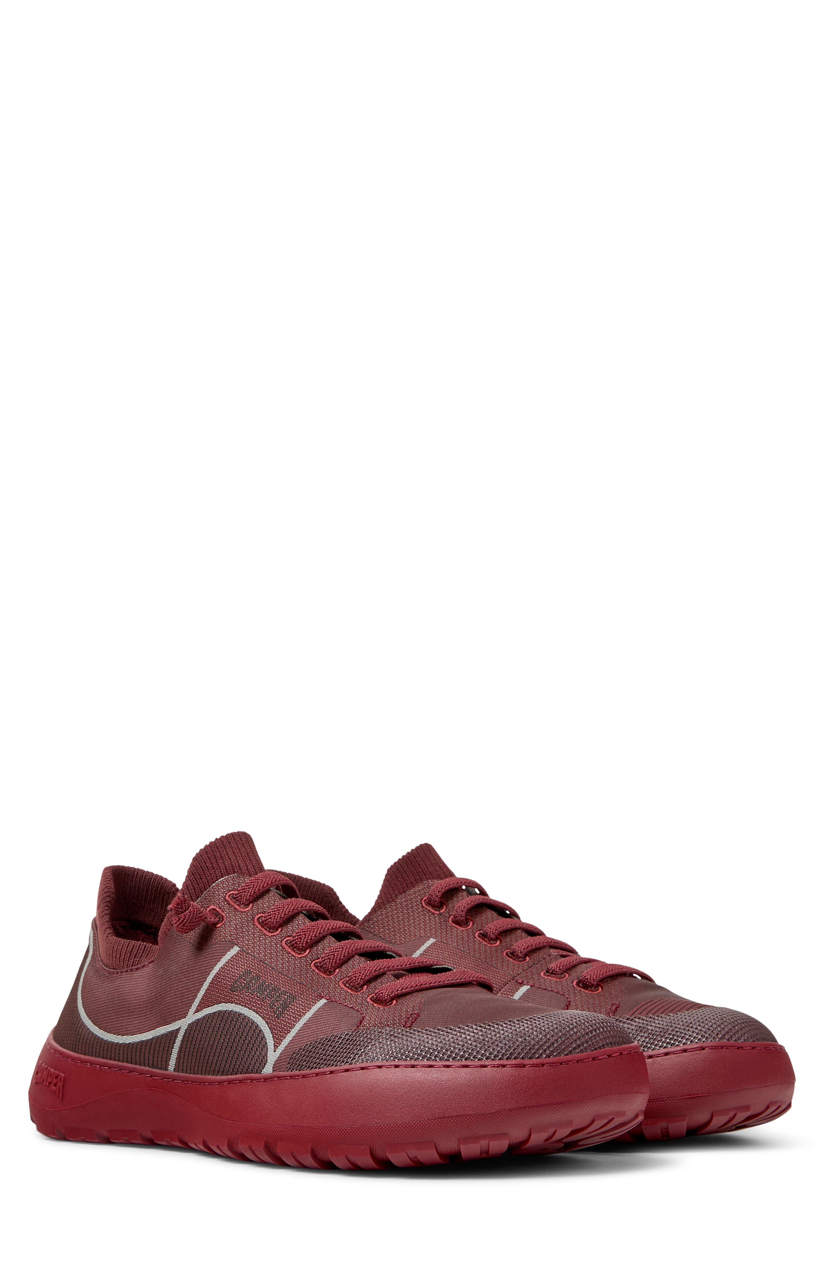 Peu Serra Slip-On Sneaker, Main, color, DARK RED MULTI