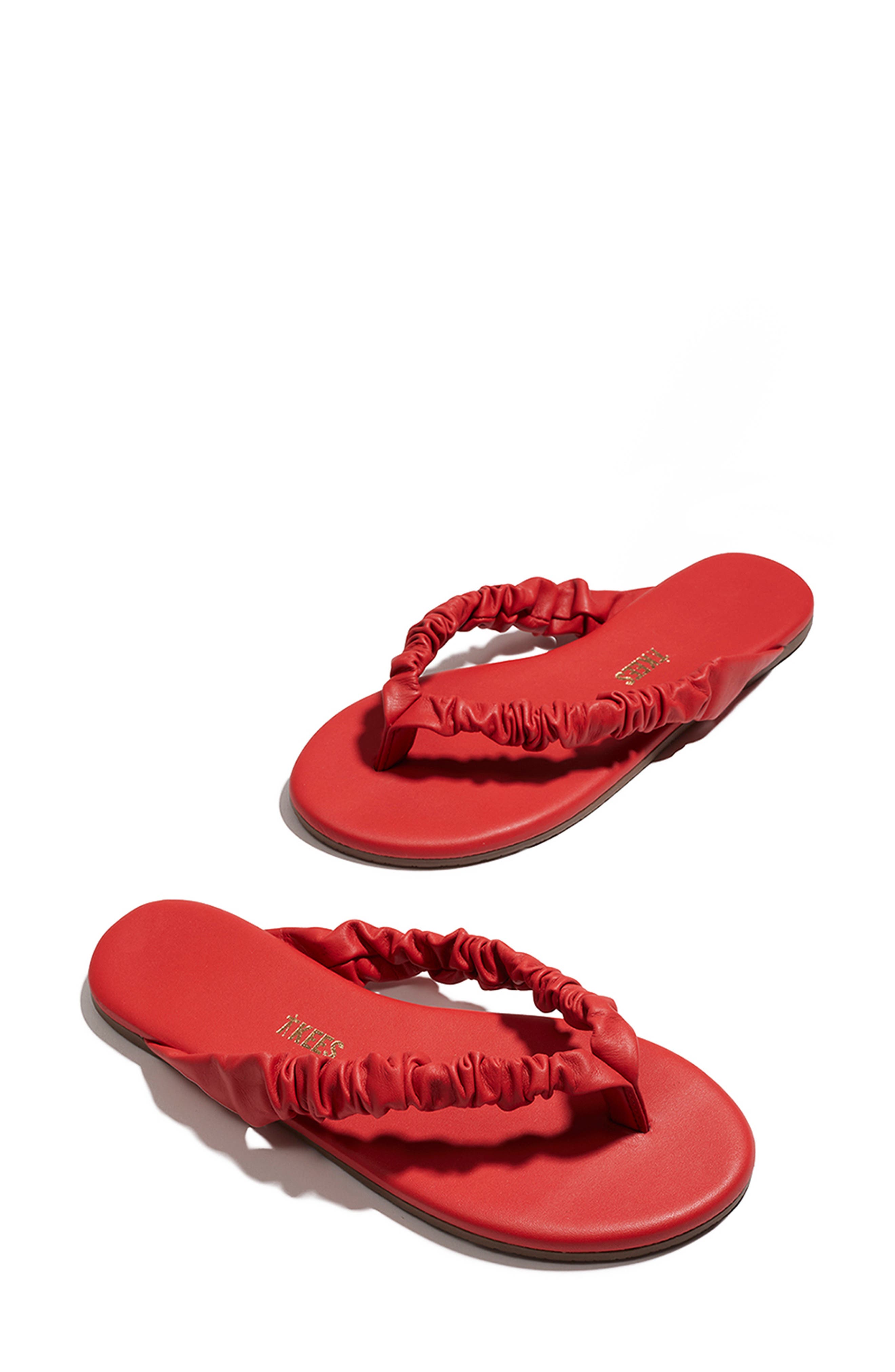 Savannah Flip Flop, Alternate, color, RED