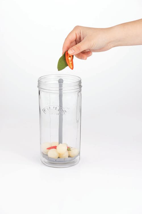 Kilner Pickle Jar With Lifter, 34 Ounce In Transparent