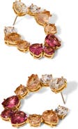 Nadri Mojito Pink Front-to-Back Earrings