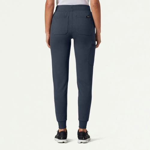 Jaanuu 6-pocket Slim Knit Scrub Jogger In Green