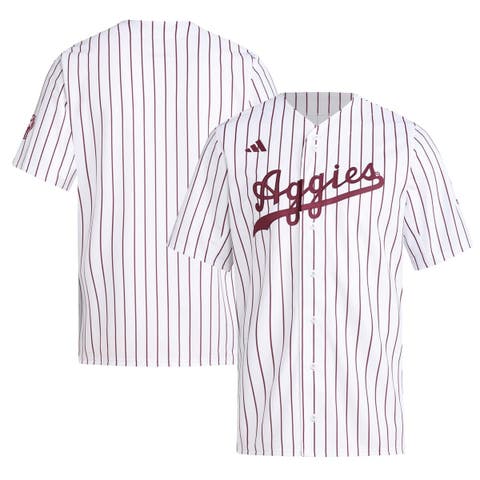 Men's adidas  White Texas A&M Aggies Replica Baseball Jersey