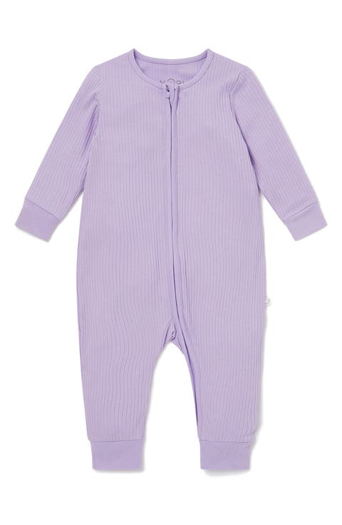 Rib Fitted One-Piece Romper