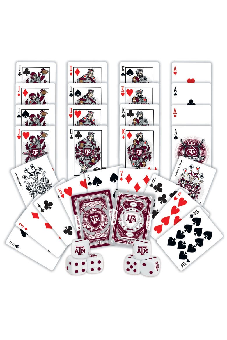 Texas A&M Aggies Playing Cards & Dice, Alternate, color, Multicolor