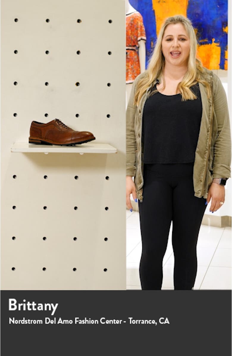 Strandmok Medallion Toe Weatherproof Oxford, sales video thumbnail