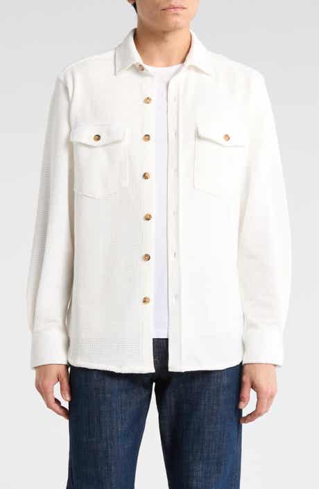 CONSTRUCT Solid Textured Shirt Jacket