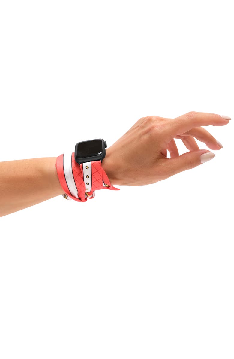 Wristpop Rouge Straps Apple Watch<sup>®</sup> Scarf Watchband, Alternate, color, 