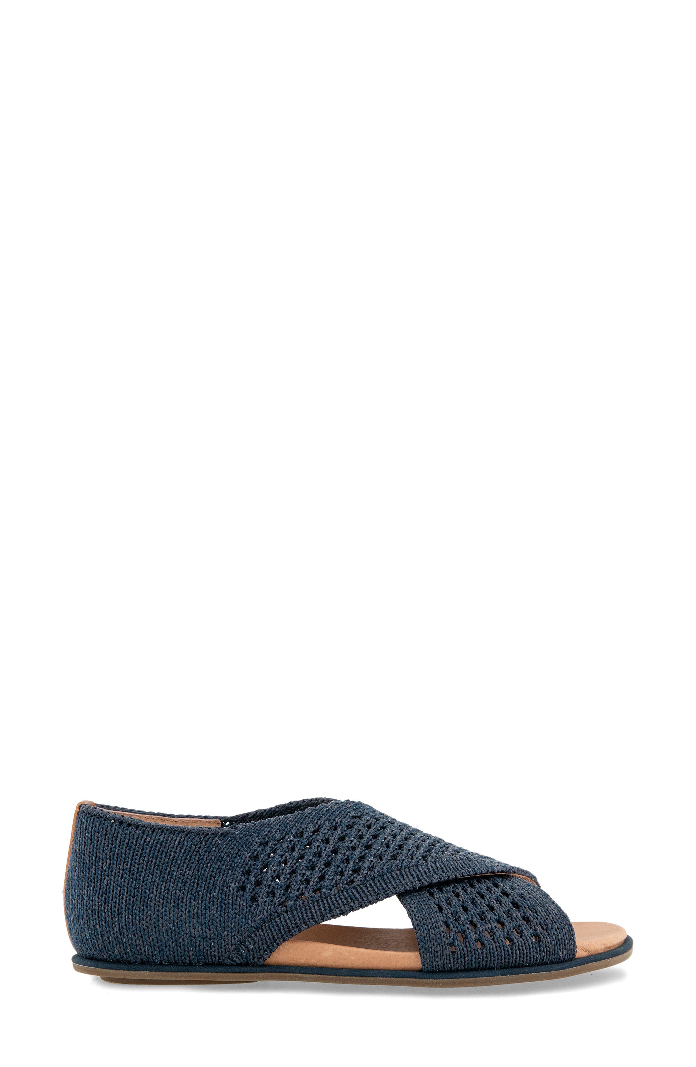 Laniey Sandal, Alternate, color, NAVY KNIT
