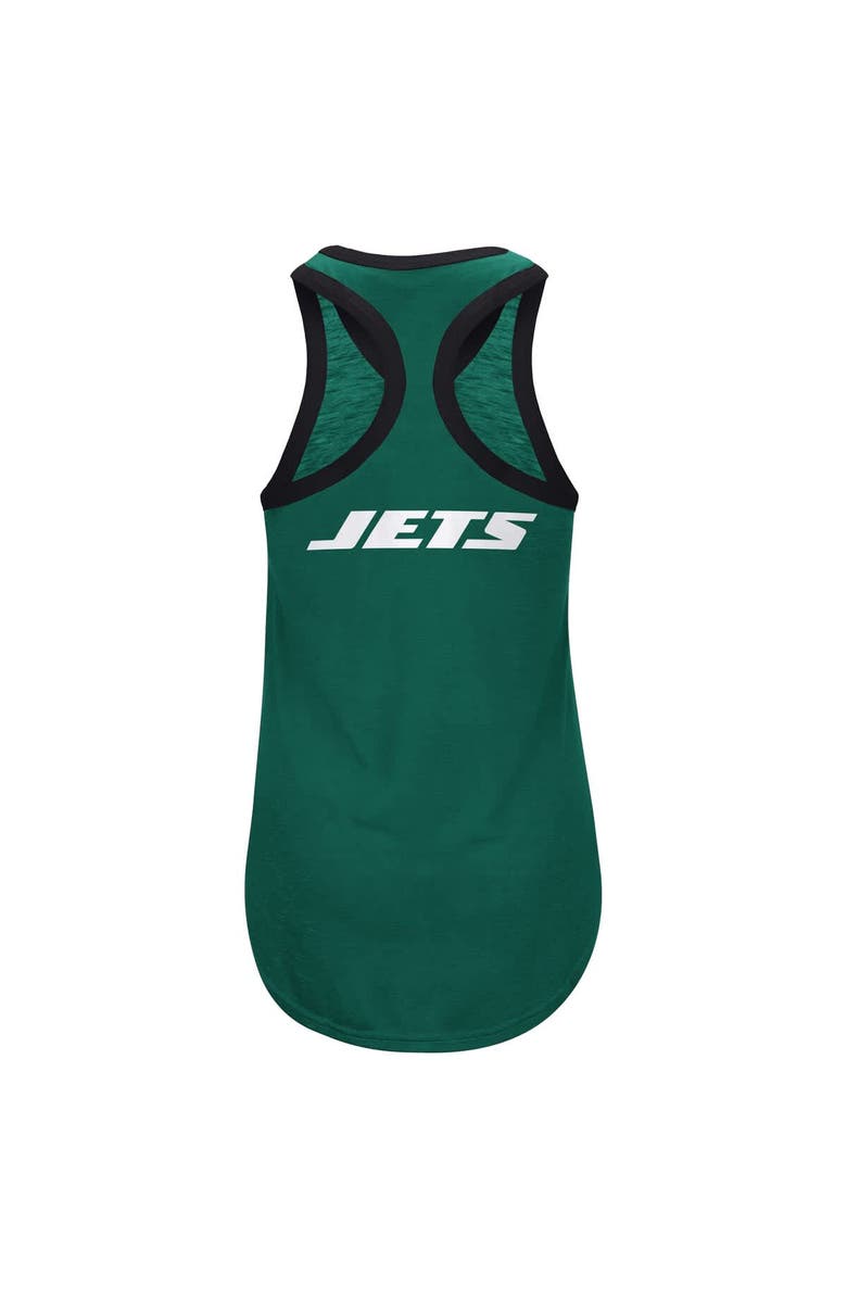 G-III 4HER BY CARL BANKS Women's G-III 4Her by Carl Banks Green New York Jets Tater Racerback Tank Top, Alternate, color, Green