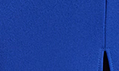 Tadashi Shoji Twist Detail One-shoulder Crepe Gown In Blue