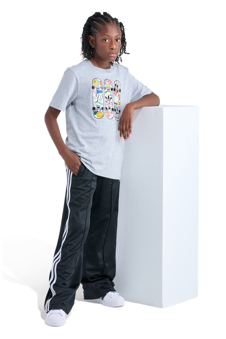 Kids' Skateboard Graphic T-Shirt, Alternate, color, GREY HEATHER