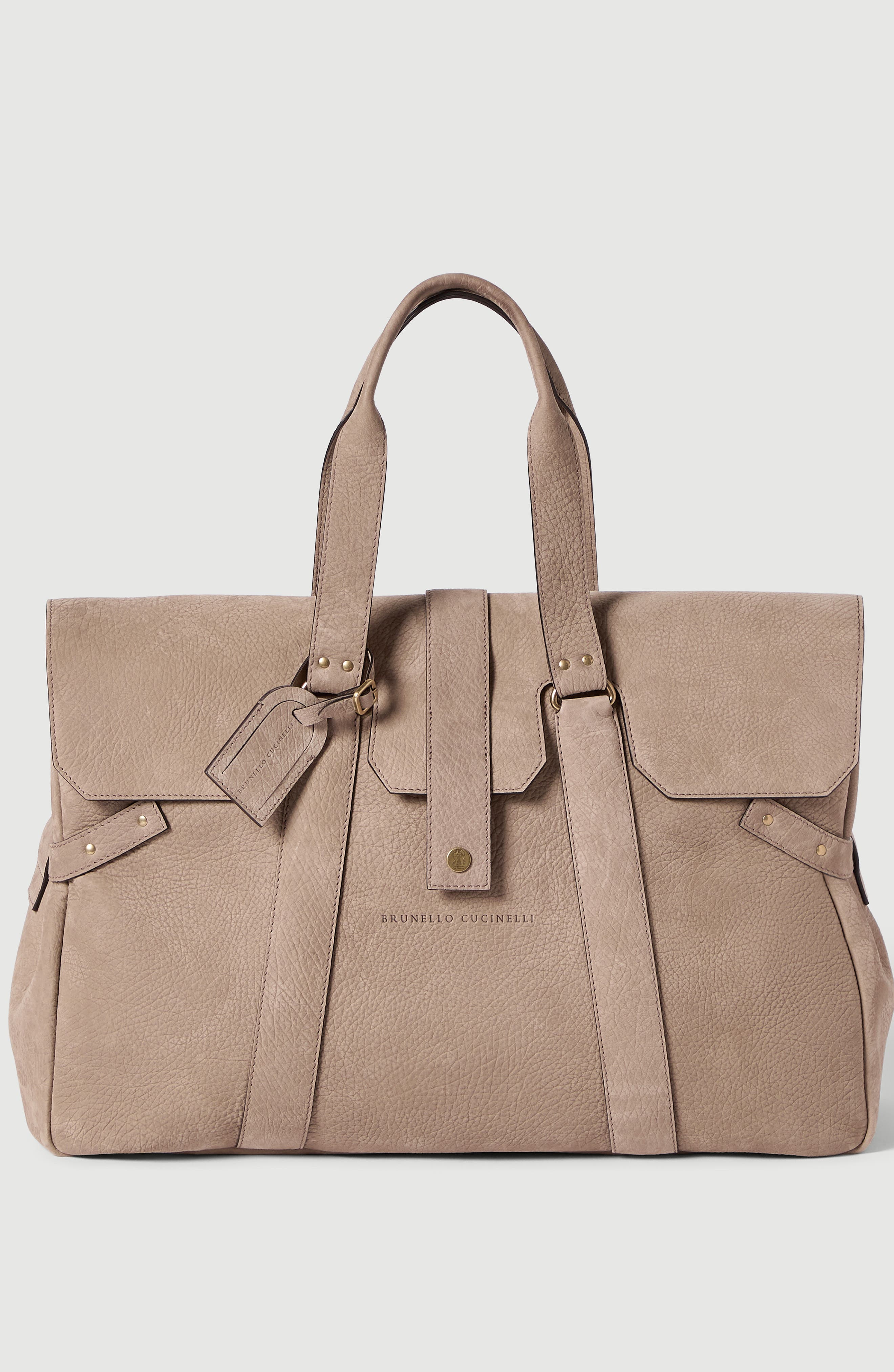 Textured Nubuck Bag, Main, color, Brown