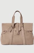 Brunello Cucinelli Textured Nubuck Bag
