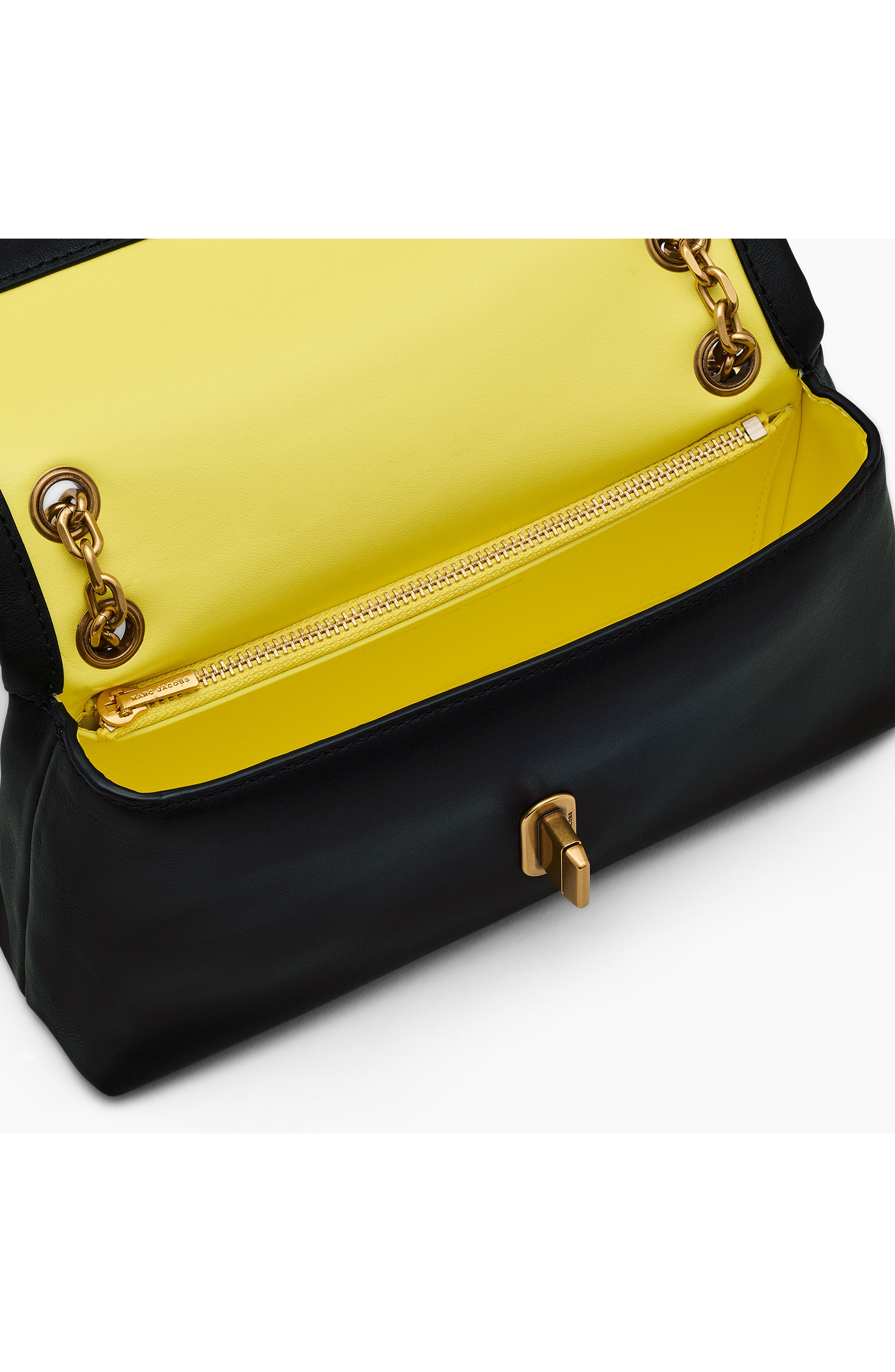 Marc Jacobs The Dual Chain Strap Mini Bag, Alternate, color, Black