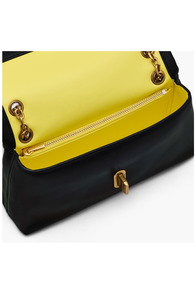 The Dual Chain Strap Mini Bag, Alternate, color, BLACK