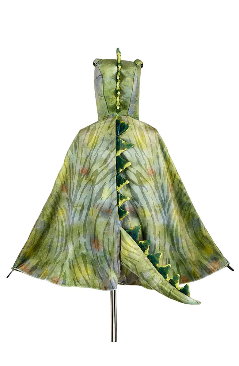 Souza T-Rex Green Dragon Costume Cape, Alternate, color, 
