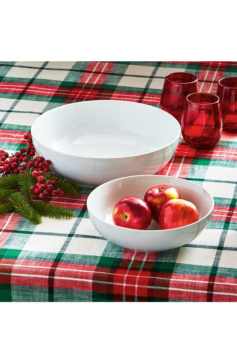 tag Large Whiteware Porcelain Serving Bowl Dishwasher Safe, Alternate, color, White