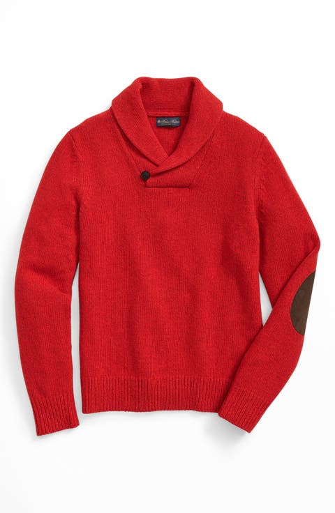 Wool Shawl Collar Sweater