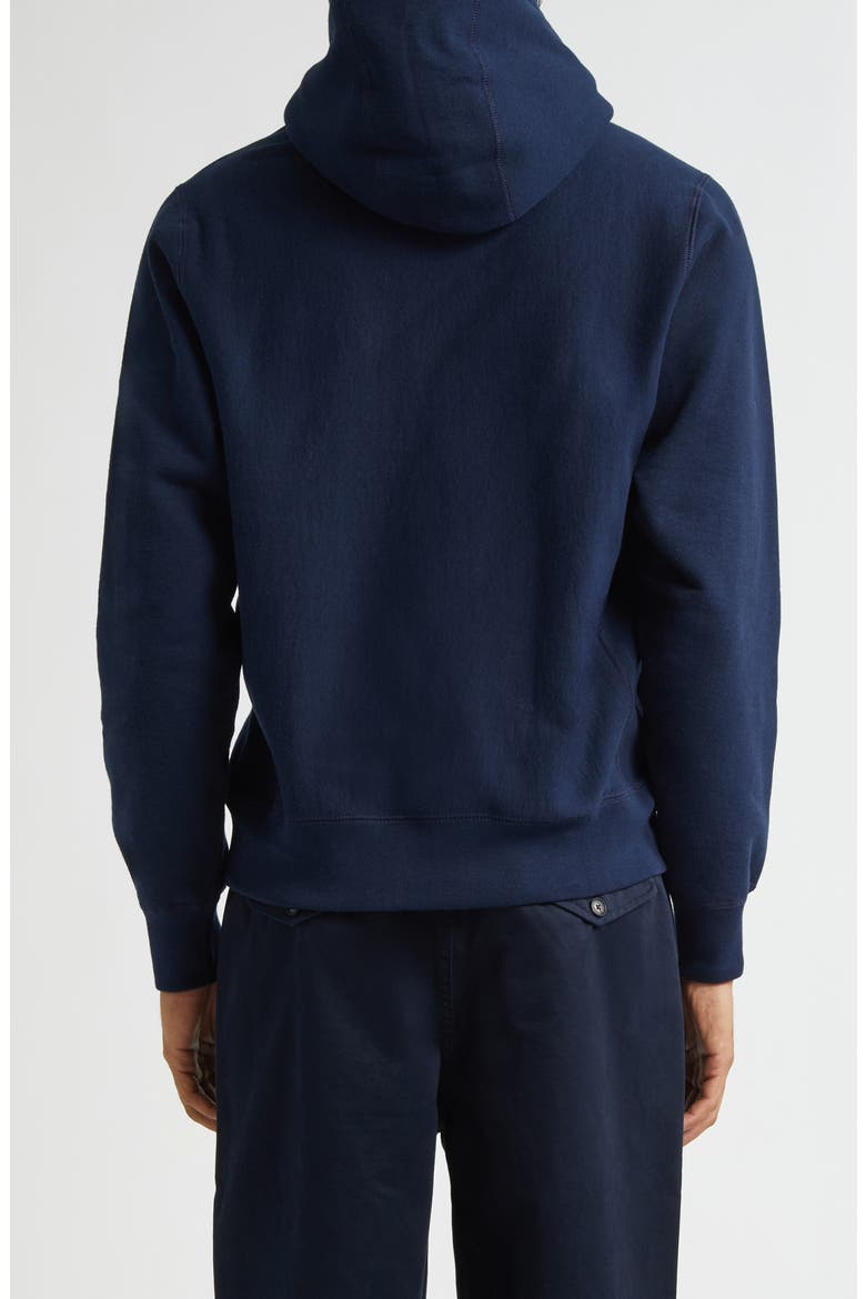Classic Cotton French Terry Hoodie, Alternate, color, NAVY
