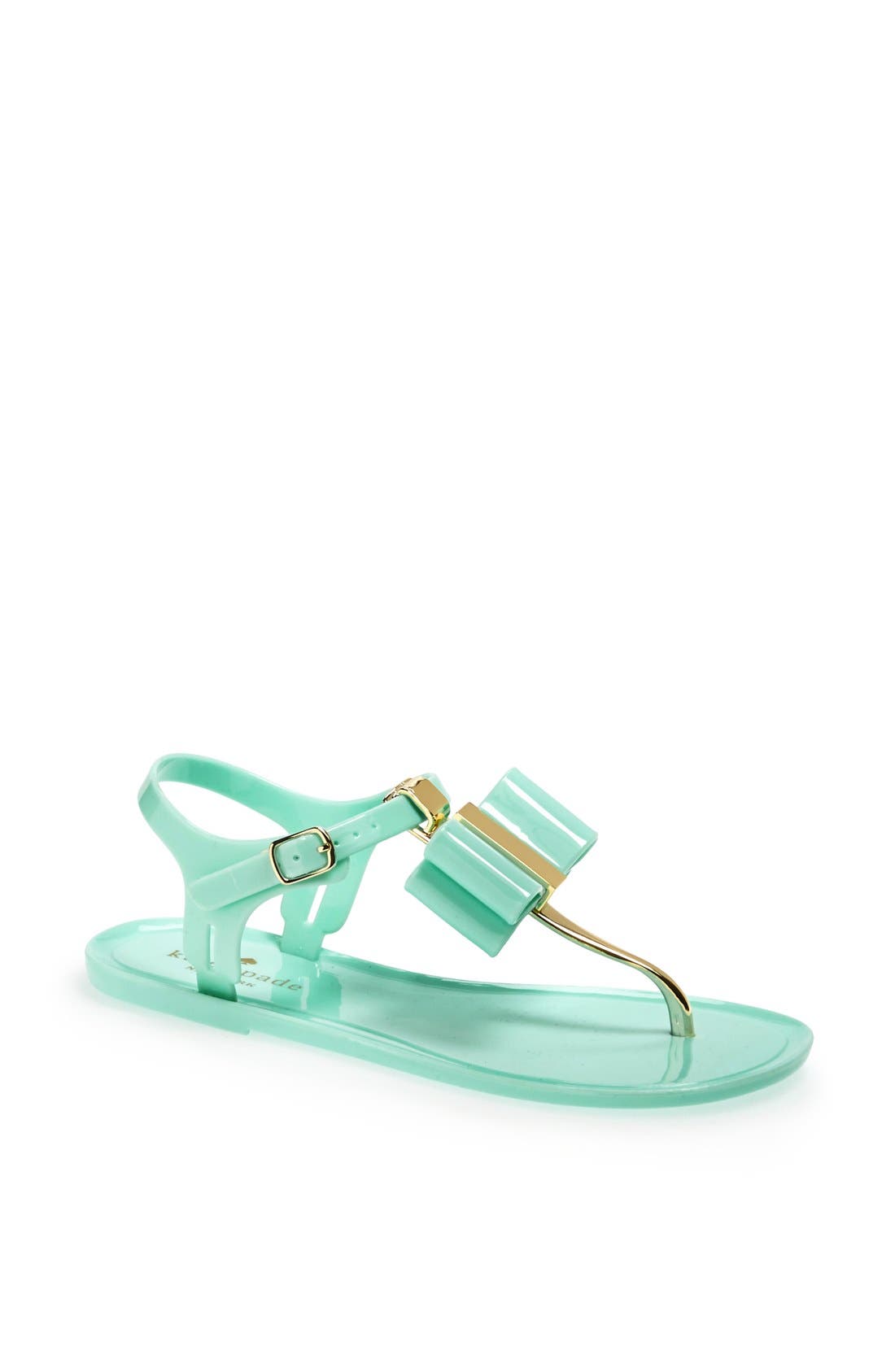 'filo' jelly sandal, Main, color, SEAFOAM JELLY/ GOLD