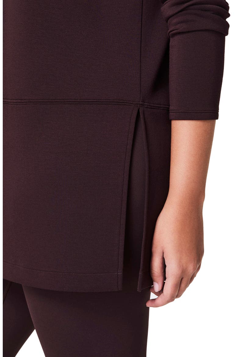 AirEssentials Turtleneck Tunic, Alternate, color, TRUFFLE BROWN