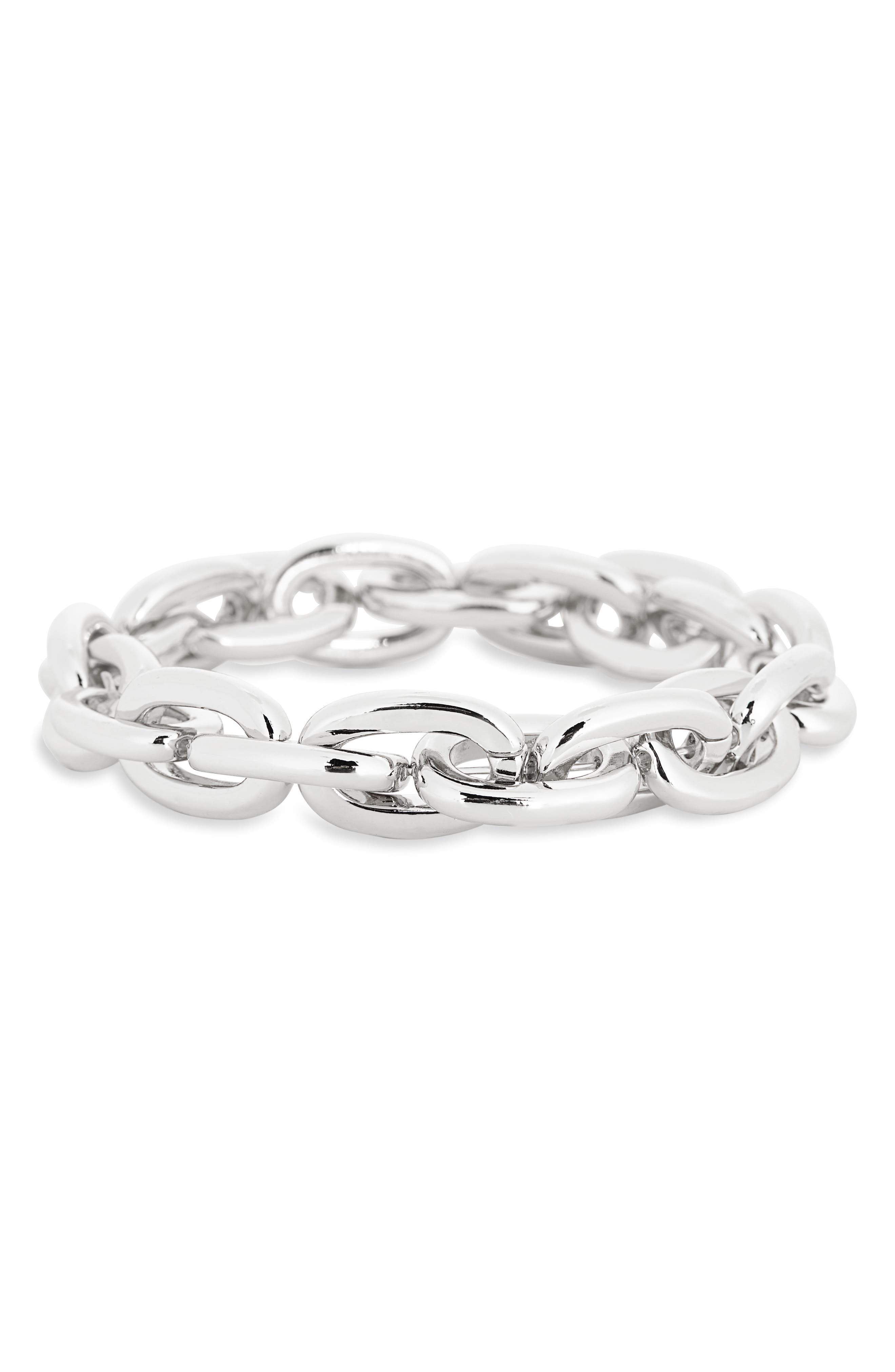 NORDSTROM RACK Oval Link Stretch Bracelet