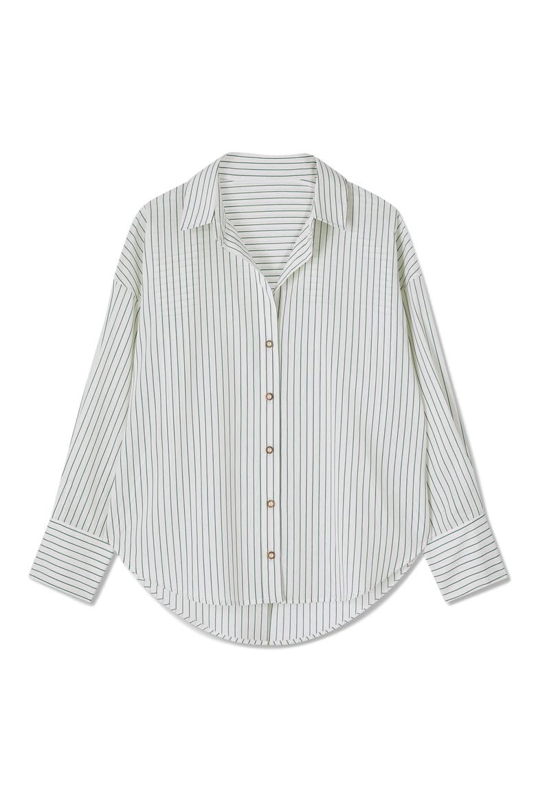 Bextor Stripe Shirt, Alternate, color, CREAM