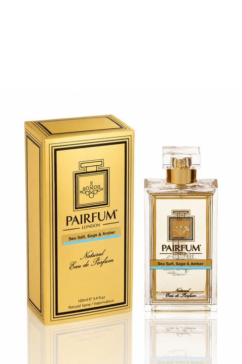 Sea Salt, Sage & Amber by Pairfum London | Eau de Parfum Intense | Long-lasting Luxurious Fragrance | Natural & Clean Niche Perfume