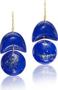 Ten Thousand Things Lapis Tiny Arp Drop Earrings