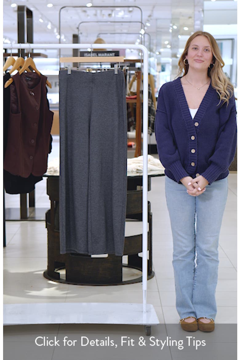 Straight Fit Elastic Waist Pants video