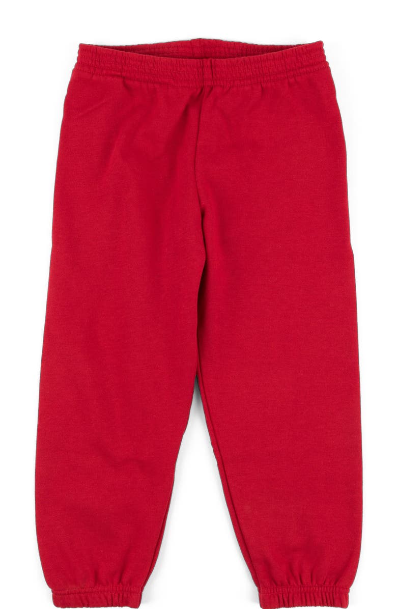 Leveret Kids Sweatpants, Main, color, Red