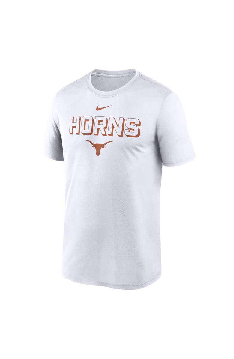 Nike Men's Nike White Texas Longhorns 2025 Sideline Legend Performance T-Shirt, Alternate, color, 