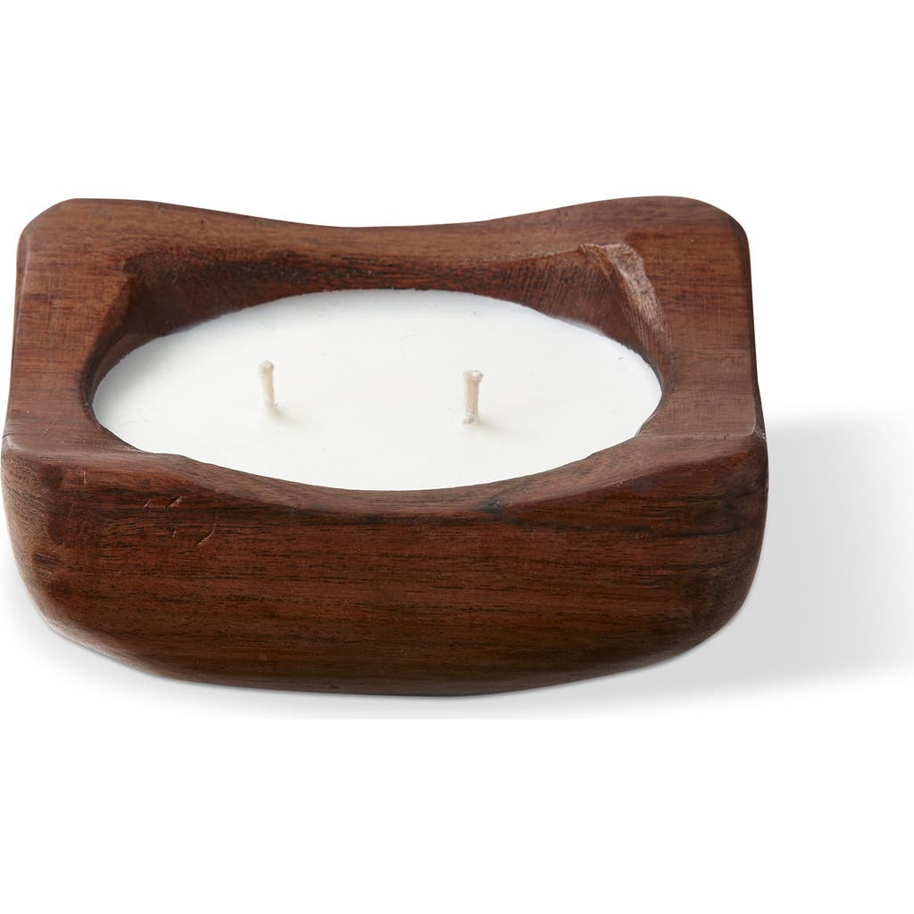 Tag Flora Scented Soy Paraffin Wax Candle In Brown
