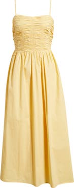 FREEMARKET Smock Bodice Cotton Sundress