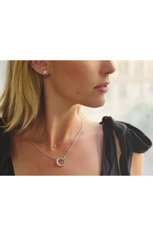 Bony Levy Diamond Cross Pendant Necklace In 18k White Gold