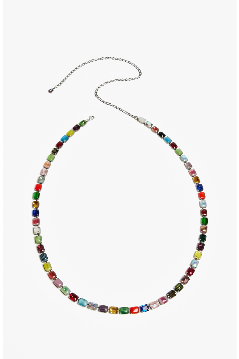 Aurora Baguette Waist Chain, Main, color, Multicolor
