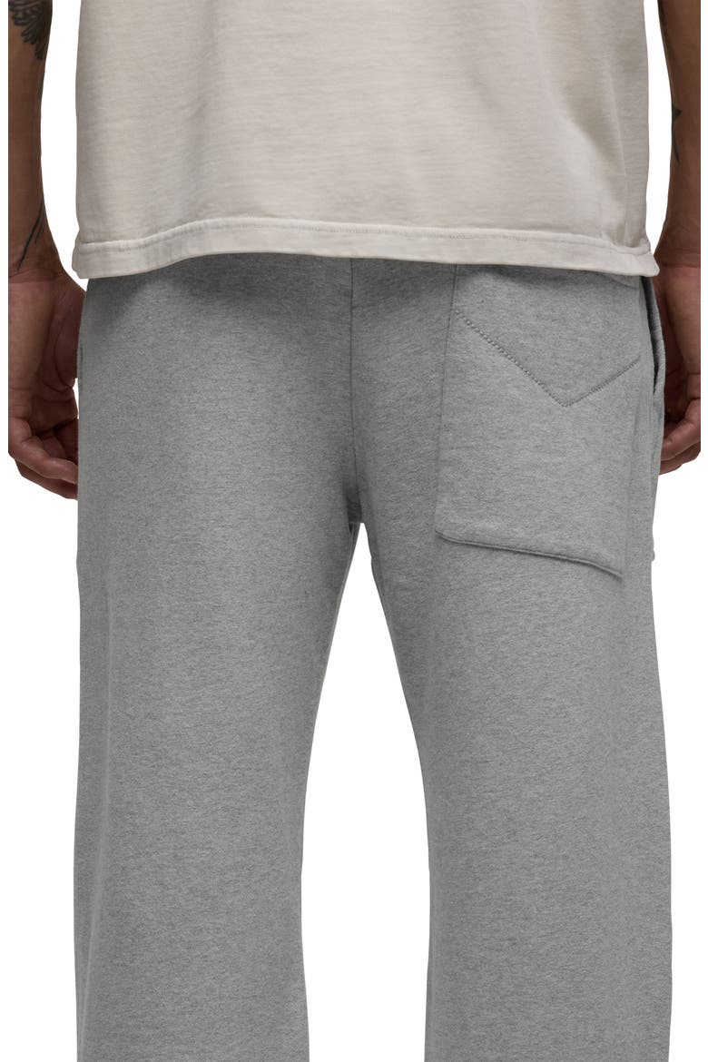 Straight Leg French Terry Pants, Alternate, color, HEATHERED GREY